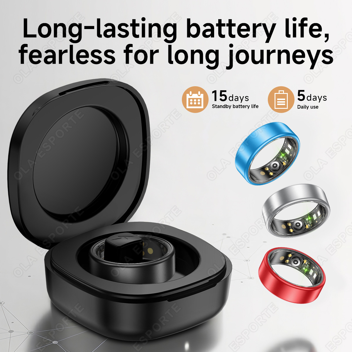 New Smart Ring with Case Heart - Blood Pressure Monitor review and price